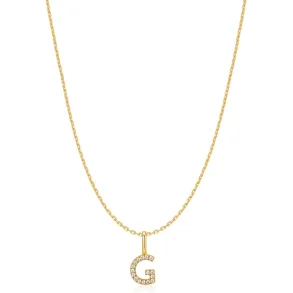 ANIA HAIE GOLD LETTER G INITIAL NECKLACE N074-15G