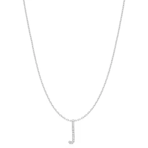ANIA HAIE SILVER LETTER J INITIAL NECKLACE N074-18H