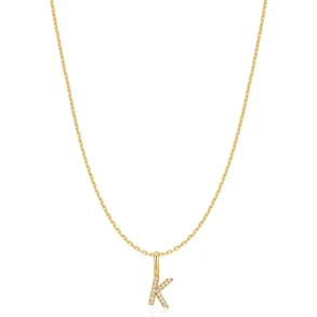 ANIA HAIE GOLD LETTER K INITIAL NECKLACE N074-19G