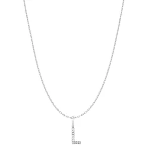 ANIA HAIE SILVER LETTER L INITIAL NECKLACE N074-20H