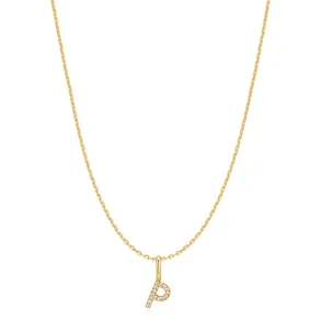 ANIA HAIE GOLD LETTER P INITIAL NECKLACE N074-24G