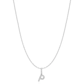 ANIA HAIE SILVER LETTER P INITIAL NECKLACE N074-24H