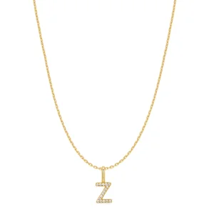 ANIA HAIE GOLD LETTER Z INITIAL NECKLACE N074-34G