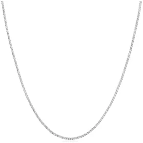 ANIA HAIE SILVER SLIM CURB LINK CHAIN NECKLACE N074-36H