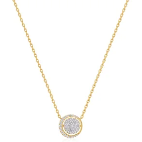 ANIA HAIE GOLD REVERSIBLE PAVE MOON EVIL-EYE NECKLACE N075-04G