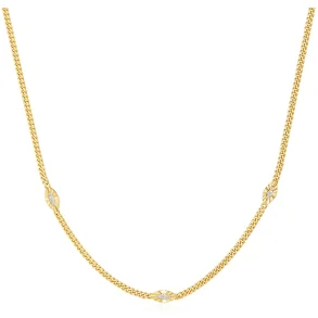 ANIA HAIE GOLD EVIL-EYE STATION NECKLACE N075-06G