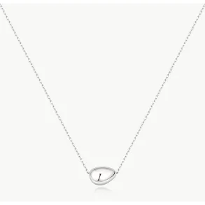 ANIA HAIE SILVER ORGANIC DOME PEBBLE NECKLACE N076-01H