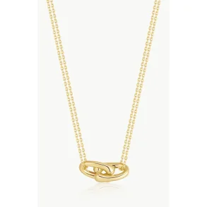 ANIA HAIE GOLD INTERLOCKED NECKLACE N078-07G