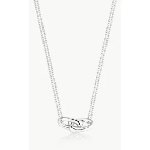 ANIA HAIE SILVER INTERLOCKED NECKLACE N078-07H
