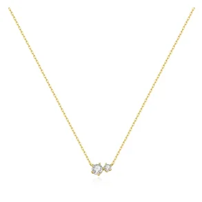 ANIA HAIE GOLD PRONG SET DUO NECKLACE N079-01G