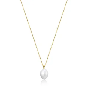 ANIA HAIE GOLD BAROQUE PEARL PENDANT NECKLACE N080-01G