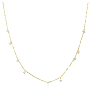 ANIA HAIE GOLD SCATTERED STATION NECKLACE N080-04G