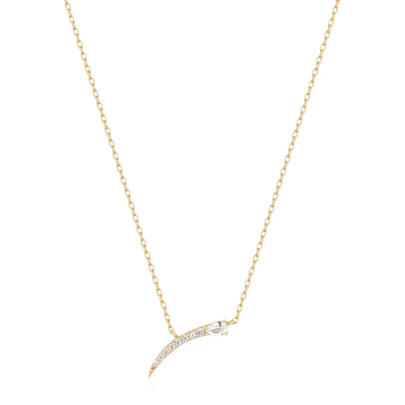 ANIA HAIE 14 KT GOLD NECKLACE SAPPHIRE NAU007-01YG