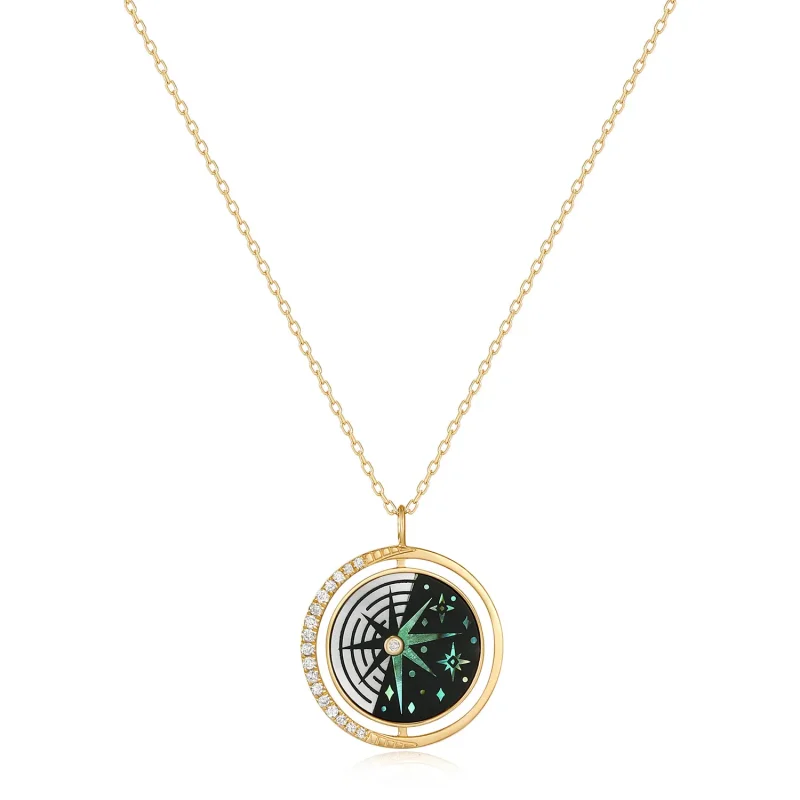 ANIA HAIE 14 KT GOLD NECKLACE PENDANT NAU008-01YG
