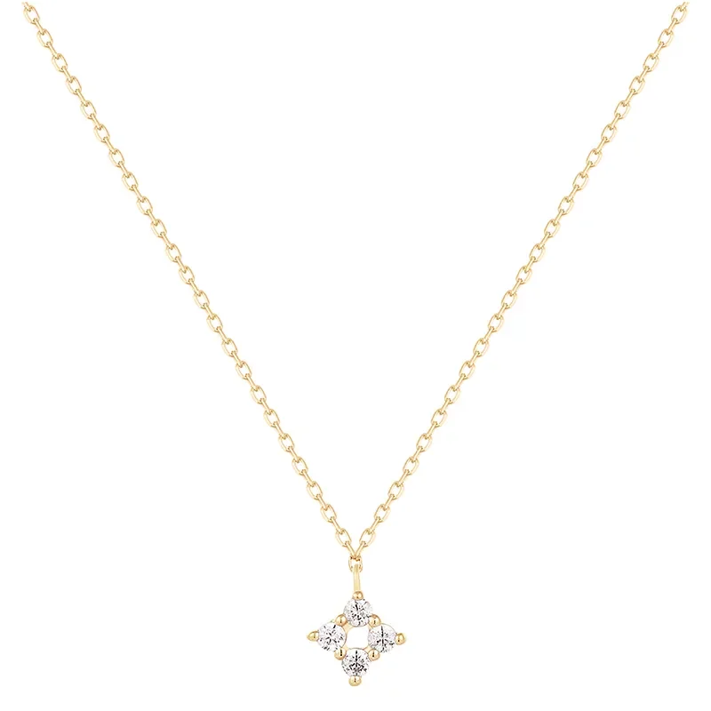 ANIA HAIE 14 KT NECKLACE NATURAL DIAMOND DROP NAU009-06YG