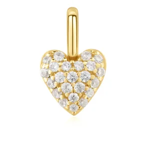 ANIA HAIE GOLD HEART PAVE CHARM NC060-05G