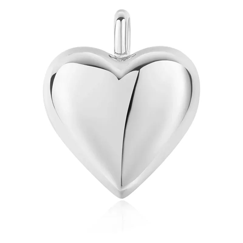 ANIA HAIE SILVER DOME HEART CHARM NC060-08H