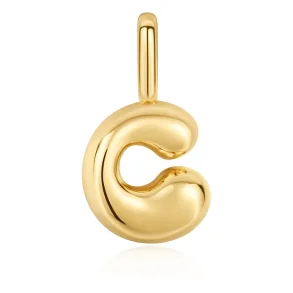 ANIA HAIE GOLD C LETTER CHARM NC060-15G