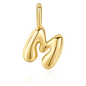 ANIA HAIE GOLD M LETTER CHARM NC060-18G