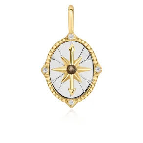 ANIA HAIE TWO TONE STAR DISC CHARM NC060-20T