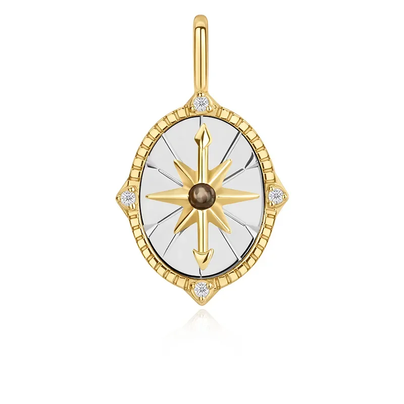 ANIA HAIE TWO TONE STAR DISC CHARM NC060-20T