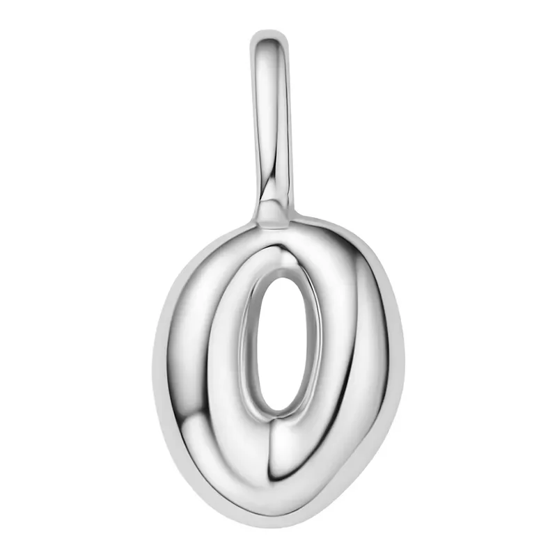 ANIA HAIE SILVER O LETTER CHARM NC060-30H