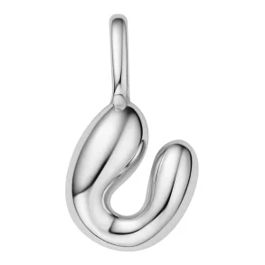 ANIA HAIE SILVER U LETTER CHARM NC060-36H