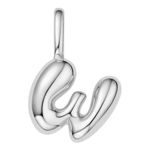ANIA HAIE SILVER W LETTER CHARM NC060-38H