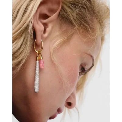 PDPAOLA RHODOCHROSITE DROP PENDANT PE01-140-U