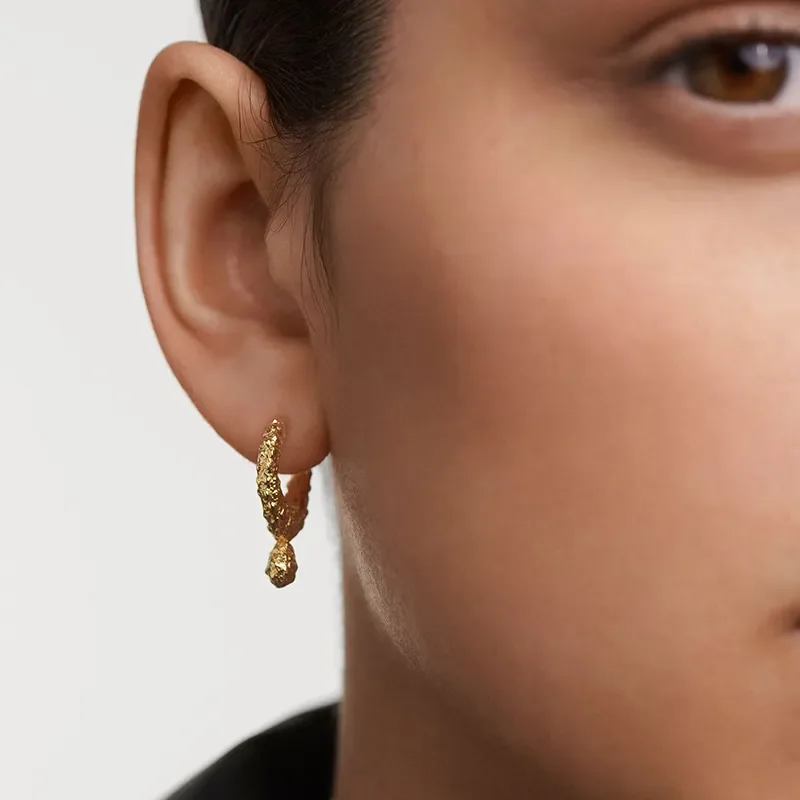 PDPAOLA LAVA SINGLE HOOP EARRING PG01-229-U