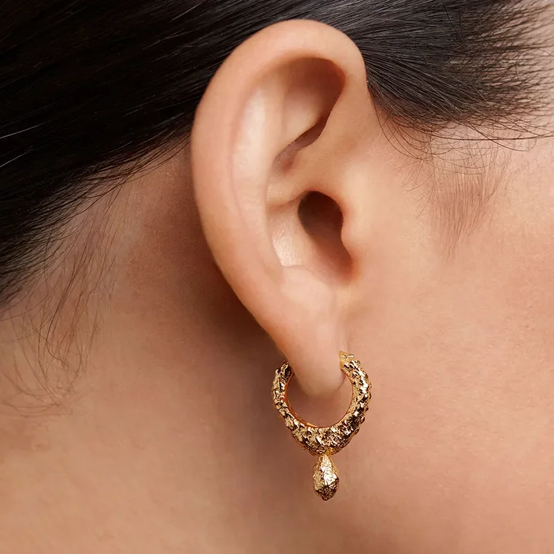 PDPAOLA LAVA SINGLE HOOP EARRING PG01-229-U