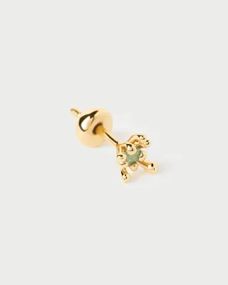 PDPAOLA GREEN FLEUR SINGLE EARRING PG01-320-U