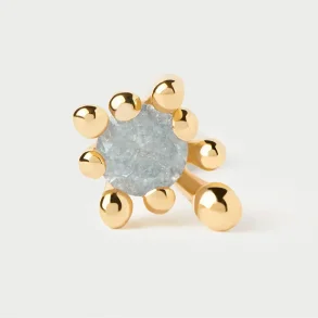 PDPAOLA GREY FLEUR SINGLE EARRING PG01-322-U