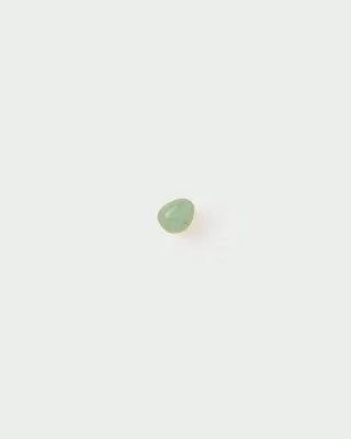 PDPAOLA GREEN AVENTURINE GRAVITY SINGLE EAR PIERCING PG01-351-U