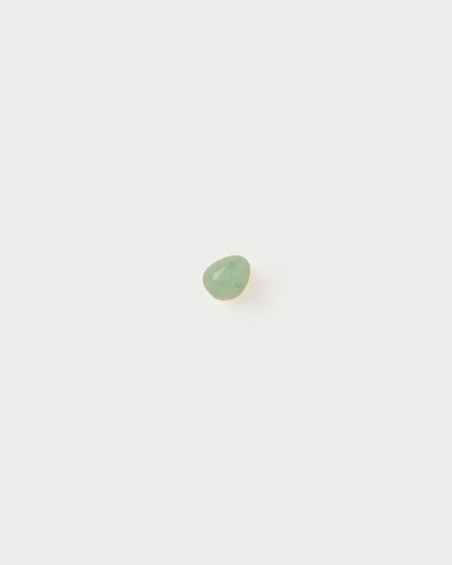 PDPAOLA GREEN AVENTURINE GRAVITY SINGLE EAR PIERCING PG01-351-U