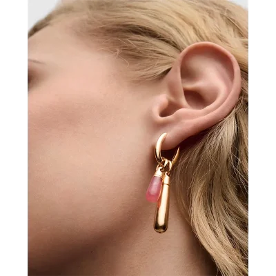 PDPAOLA RHODOCHROSITE JUPITER SINGLE HOOP PG01-397-U