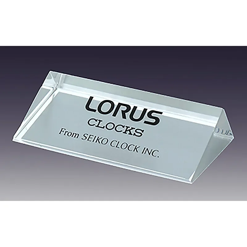 LORUS CLOCKS ACRYLIC NAME PLATE