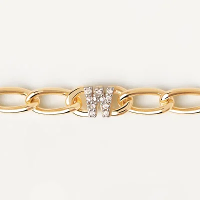 PDPAOLA LETTER W BRACELET PU01-560-U