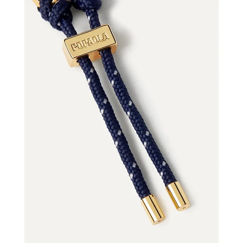 PDPAOLA MIDNIGHT ROPE AND CHAIN BRACELET PU01-694-U