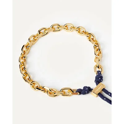 PDPAOLA MIDNIGHT ROPE AND CHAIN BRACELET PU01-694-U
