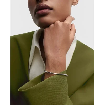 PDPAOLA AIR SILVER BANGLE PU02-999