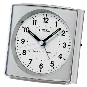 SEIKO RADIO WAVE CONTR.10X10X7CM BEEP SNOOZE LIGH'