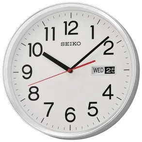 SEIKO WALL CLOCK 30X5CM DAY-DATE CALENDAR