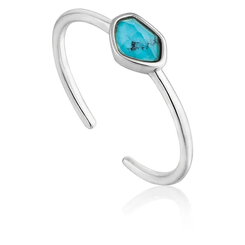 ANIA HAIE TURQUOISE ADJUSTABLE RING R014-01H