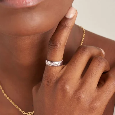 ANIA HAIE ADJUSTABLE RING R041-02H-W