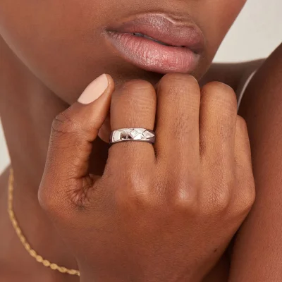 ANIA HAIE ADJUSTABLE RING R041-02H-W