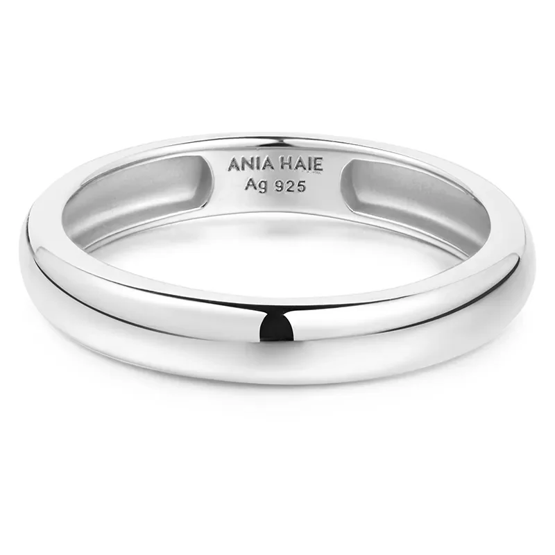ANIA HAIE CURVE DOME BAND RING R056-01H