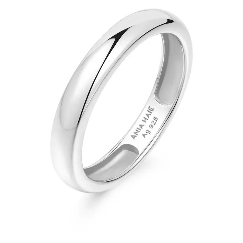 ANIA HAIE CURVE DOME BAND RING R056-01H