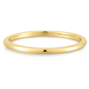 ANIA HAIE GOLD PLAIN RING R058-01G
