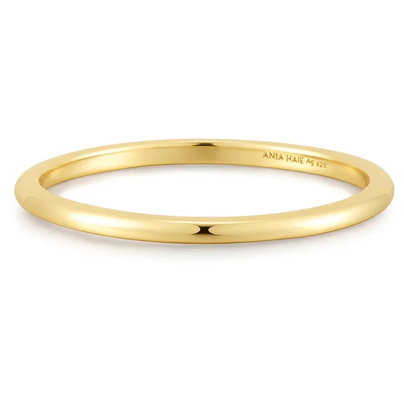 ANIA HAIE GOLD PLAIN RING R058-01G